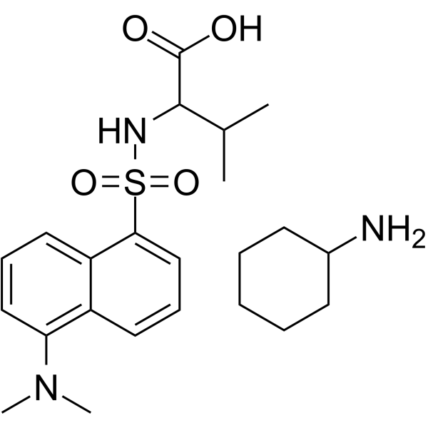 Dansyl-<em>DL</em>-valine cyclohexylammonium