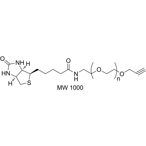 <em>Biotin</em>-PEG-Alk (MW 1000)