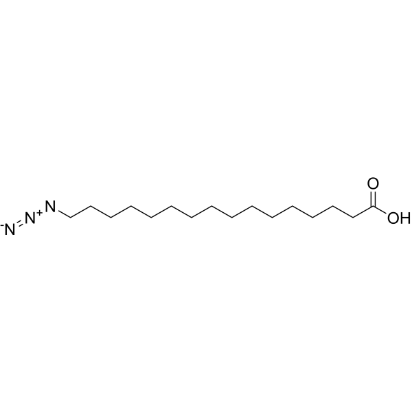 16-Azidohexadecanoic acid Chemical Structure