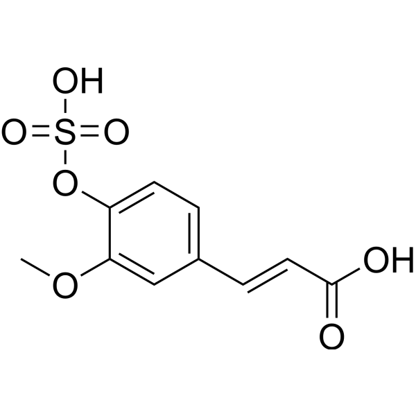 <em>Ferulic</em> acid 4-O-sulfate