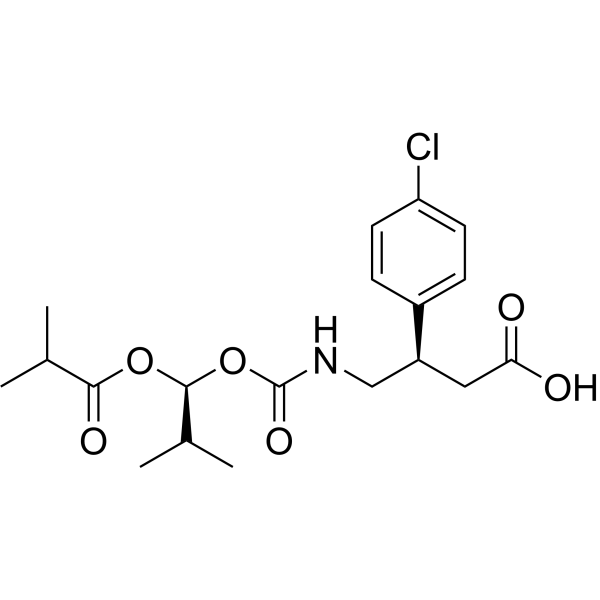 Arbaclofen placarbil Chemical Structure