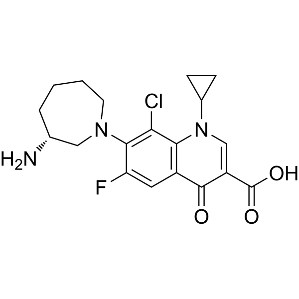 Besifloxacin Chemical Structure