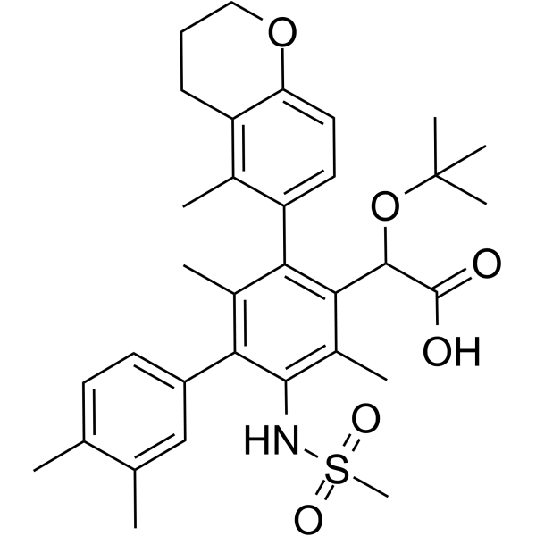 Integrase-LEDGF/p75 allosteric inhibitor 1 Chemical Structure