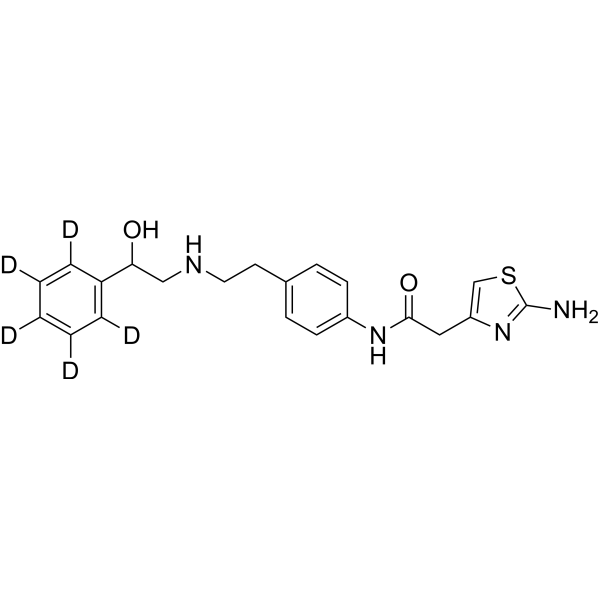 (Rac)-Mirabegron-d5 Chemical Structure