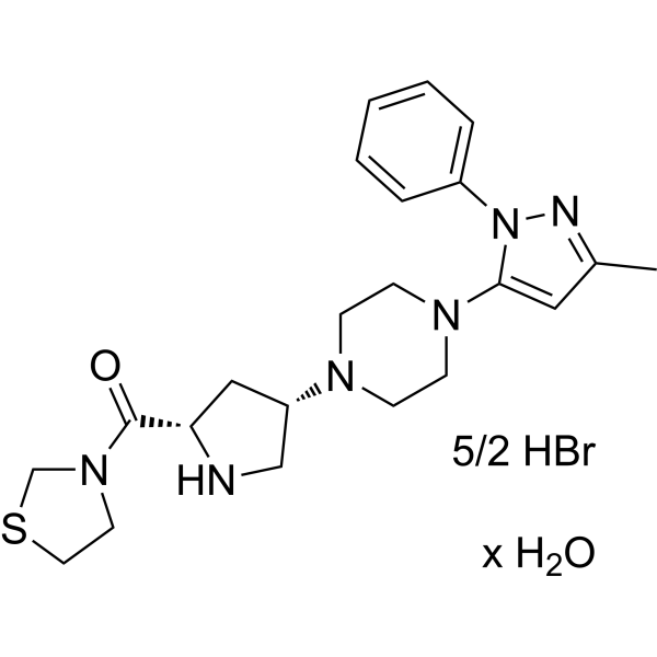 Teneligliptin hydrobromide hydrate Chemical Structure