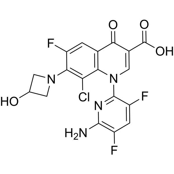 Delafloxacin Chemical Structure