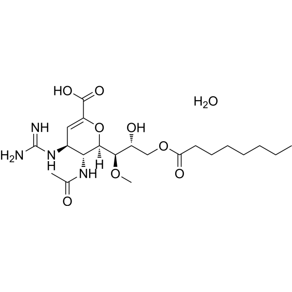 Laninamivir octanoate hydrate