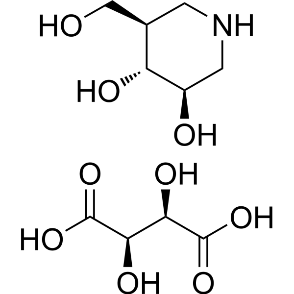 Afegostat tartrate Chemical Structure