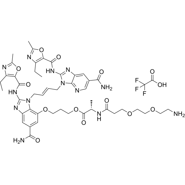 STING agonist-20-Ala-amide-<em>PEG</em>2-C2-NH2 TFA