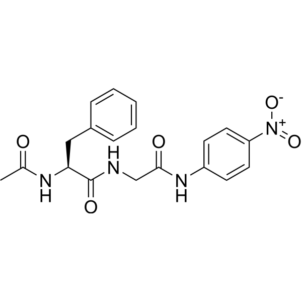 Ac-Phe-Gly-pNA Chemical Structure