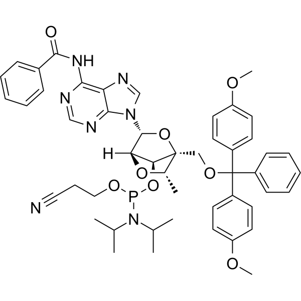 5'-ODMT cEt <em>N</em>-Bz A Phosphoramidite (Amidite)