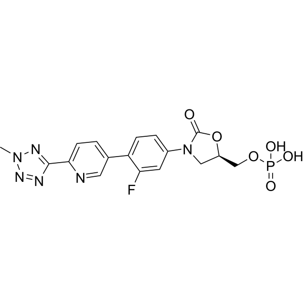 Tedizolid phosphate Chemical Structure