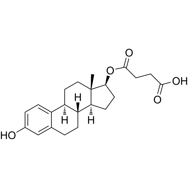 β-Estradiol 17-hemisuccinate Chemical Structure