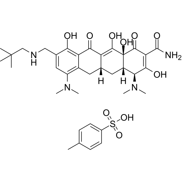 Omadacycline tosylate Chemical Structure