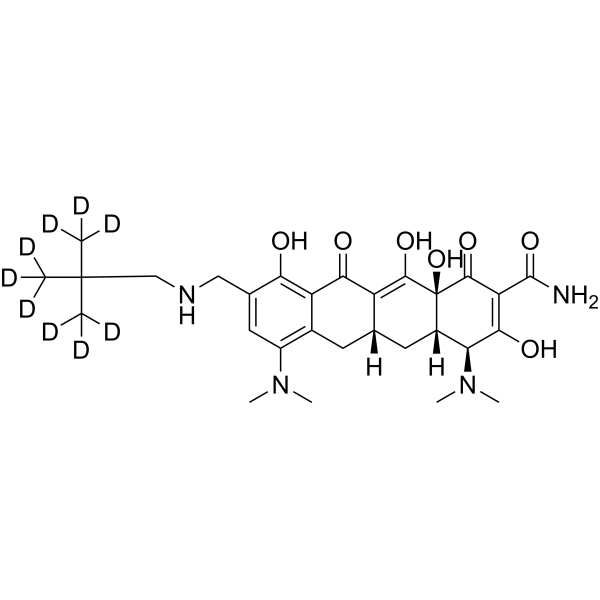 Omadacycline-d<sub>9</sub> Chemical Structure
