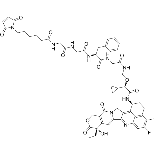 <em>MC-Gly-Gly-Phe</em>-Gly-(R)-Cyclopropane-Exatecan
