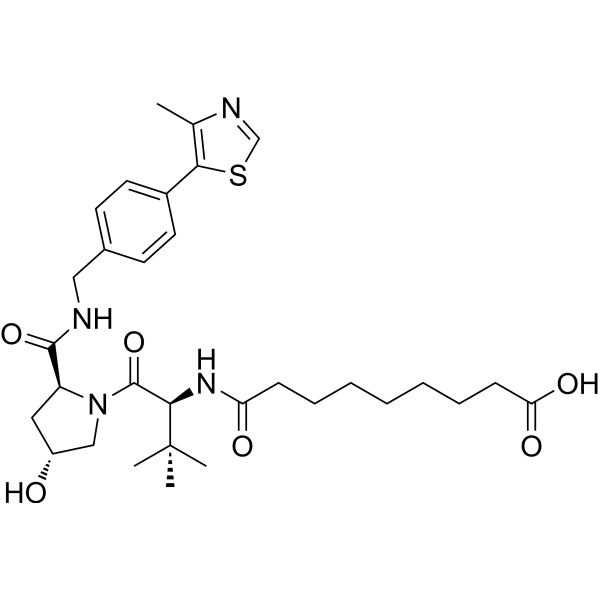 (S,R,S)-AHPC-amido-C7-acid Chemical Structure