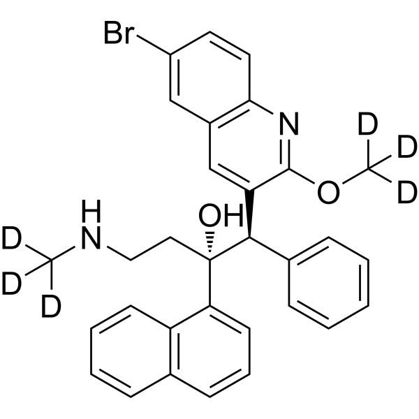 Bedaquiline impurity 2-d<sub>6</sub> Chemical Structure