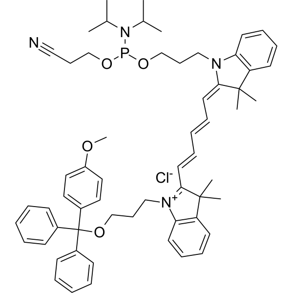 Cy5 Phosphoramidite Chemical Structure