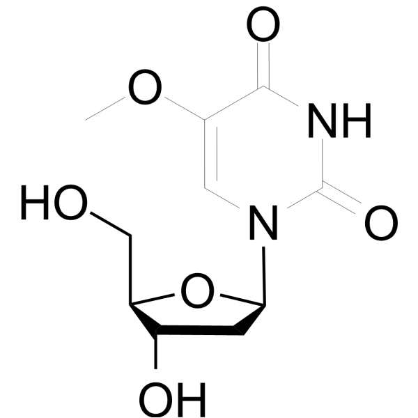 2′-Deoxy-5-methoxyuridine Chemical Structure