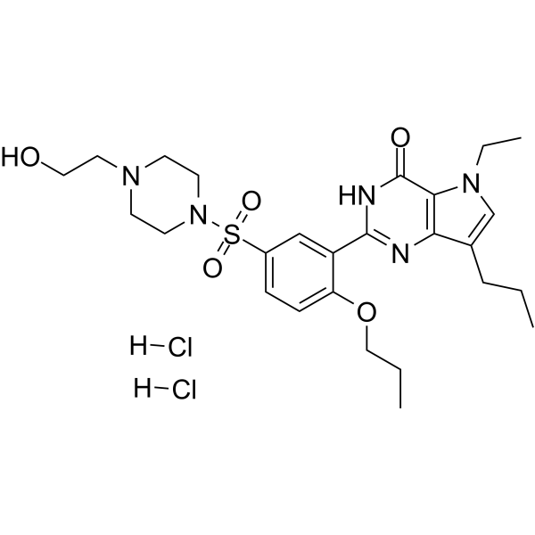 Mirodenafil dihydrochloride
