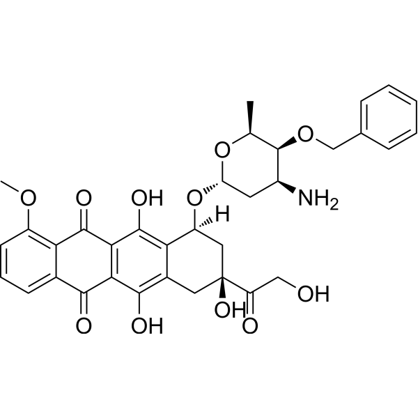 Berubicin Chemical Structure