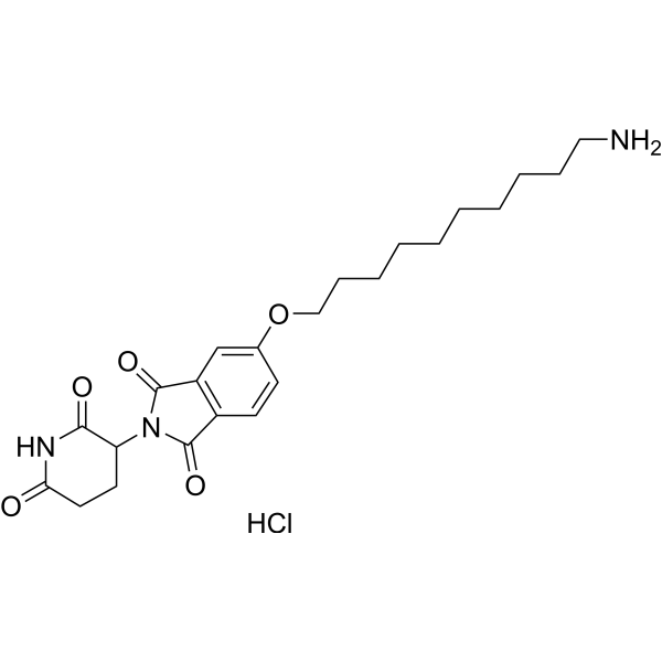 Thalidomide-5-O-C10-NH2 hydrochloride