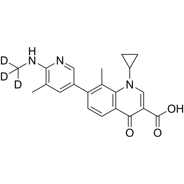 Ozenoxacin-d<sub>3</sub> Chemical Structure