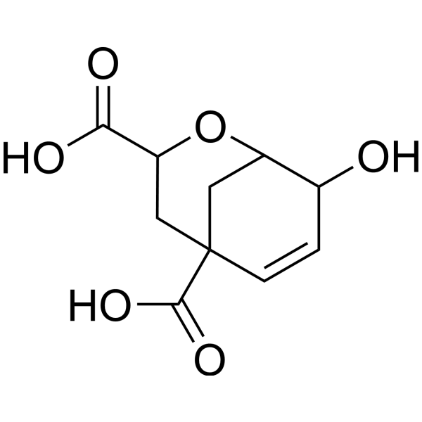 2-Oxabicyclo[3.3.1]non-6-en-8-ol-3,5-COOH Chemical Structure