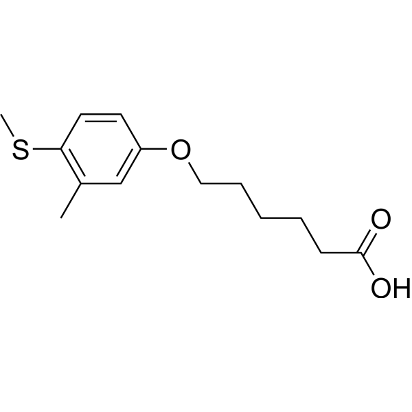 Methylthiomcresol-C5-COOH Chemical Structure