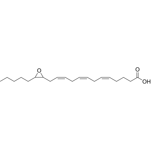 (±)14,15-Epoxyeicosatrienoic acid Chemical Structure