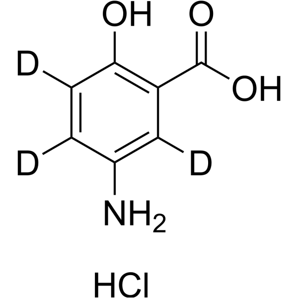 5-Aminosalicylic Acid-<em>d</em>3 hydrochloride