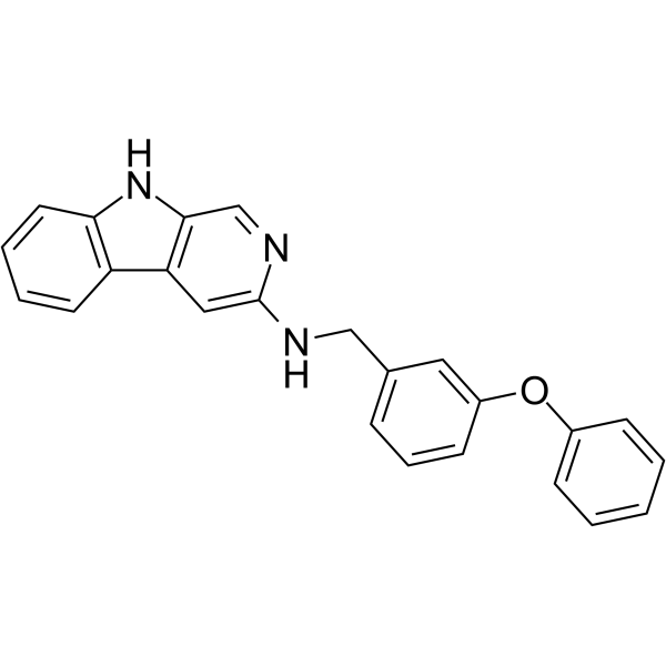 3-(3-Phenoxybenzyl)amino-β-carboline Chemical Structure