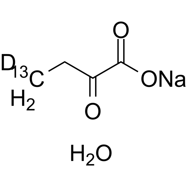 <em>2</em>-Oxobutanoic acid-13C,d<em>1</em> sodium hydrate