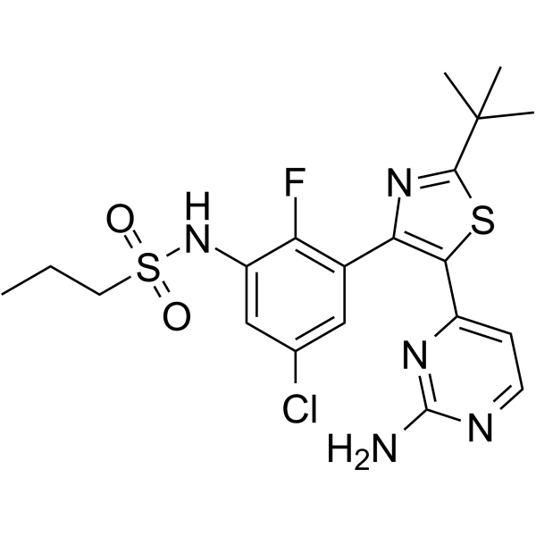 Everafenib Chemical Structure