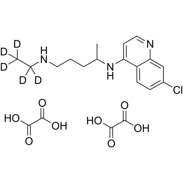 Desethylchloroquine-d<em>5</em> dioxalate