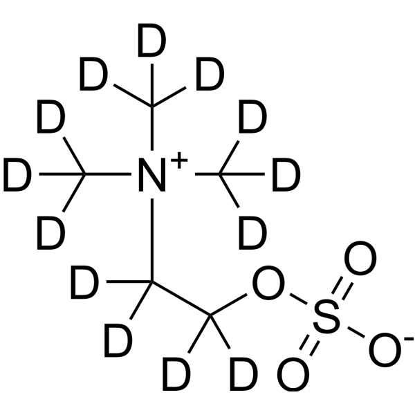 Choline-d<sub>13</sub> sulfate Chemical Structure