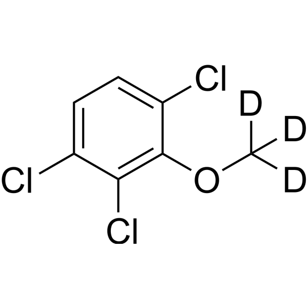 2,3,6-Trichloroanisole-d<sub>3</sub> Chemical Structure