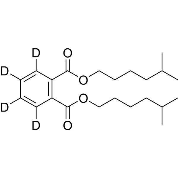 Bis(5-methylhexyl) Phthalate-3,4,5,6-d<sub>4</sub> Chemical Structure