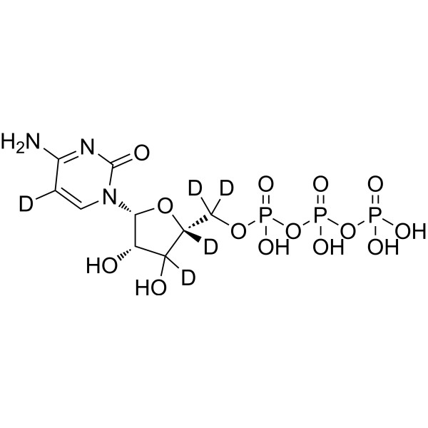 Cytidine 5'-triphosphate (CTP)-d5 <em>ammonium</em>