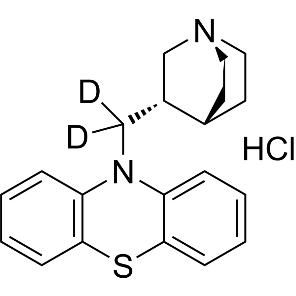 Mequitazine-d<sub>2</sub> hydrochloride Chemical Structure