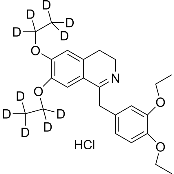 Drotavering-d<sub>10</sub> hydrochloride Chemical Structure