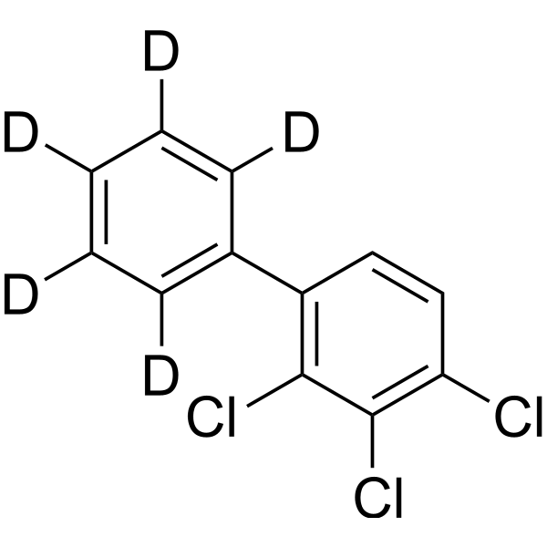 2,3,4-Trichlorobiphenyl-2′,3′,4′,5′,6′-d<sub>5</sub> Chemical Structure