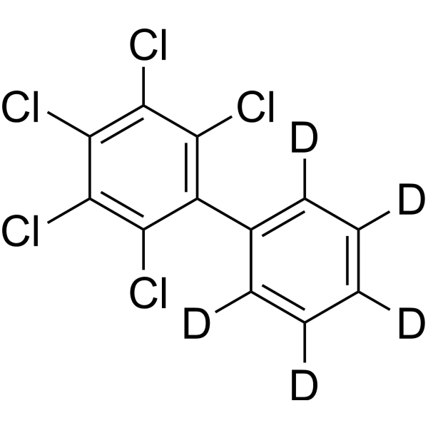 2,3,4,5,6-Pentachlorobiphenyl-2′,3′,4′,5′,6′-d<sub>5</sub> Chemical Structure