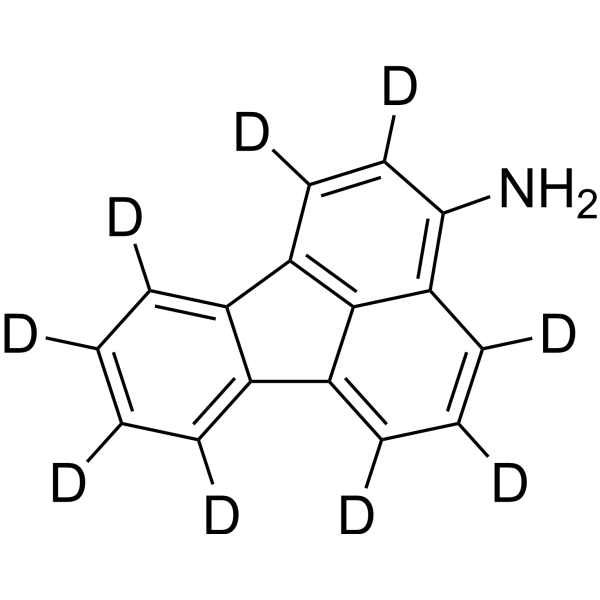3-Nitrofluoranthene-d<sub>9</sub> Chemical Structure