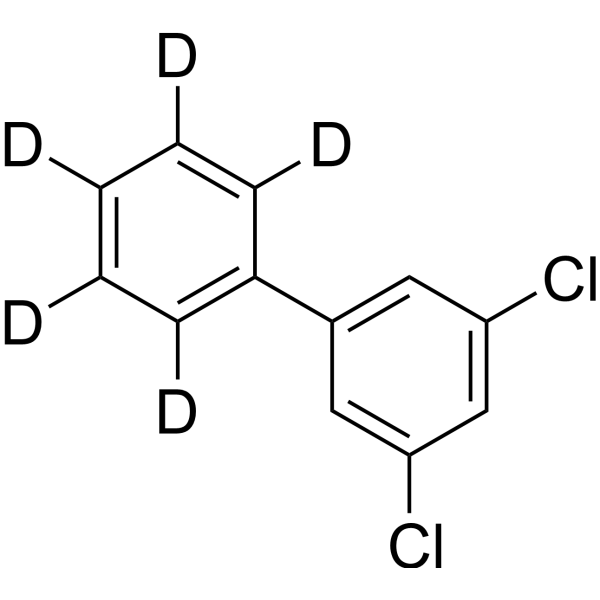 3,5-Dichlorobiphenyl-2′,3′,4′,5′,6′-d<sub>5</sub> Chemical Structure