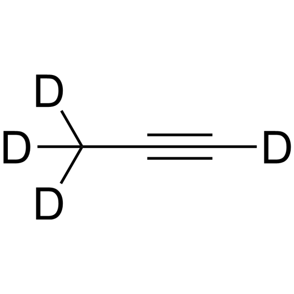 Methylacetylene-d<sub>4</sub> Chemical Structure