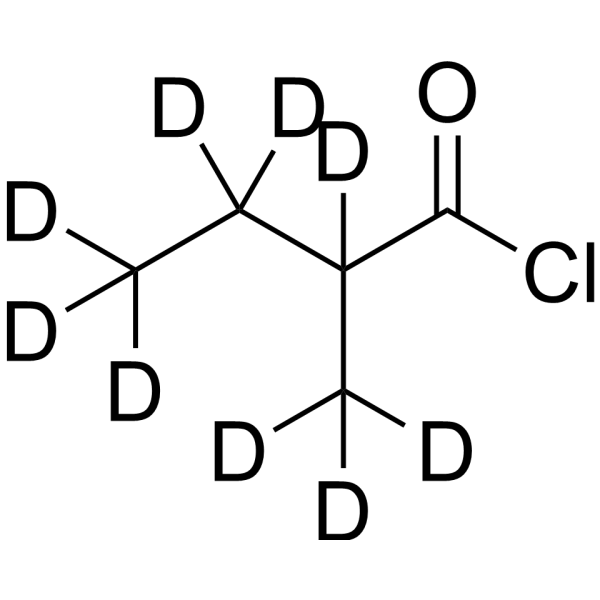 (±)-2-Methylbutyryl chloride-d<em>9</em>