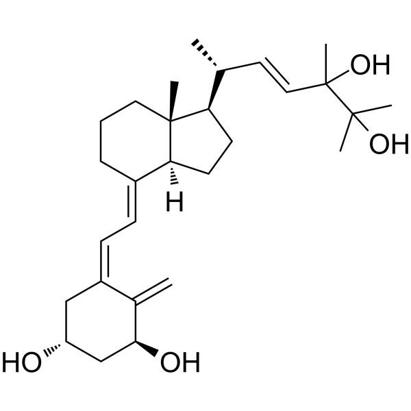 1alpha, 24, 25-Trihydroxy VD2 Chemical Structure