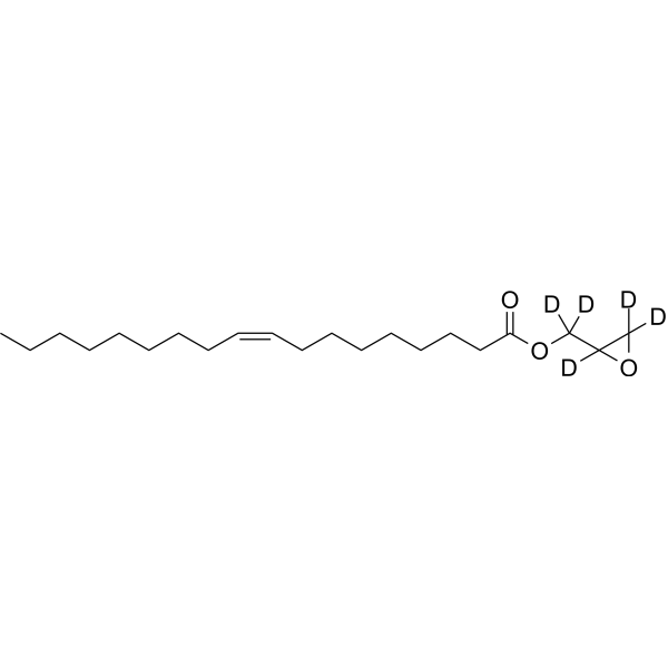 Glycidyl oleate-d<sub>5</sub> Chemical Structure